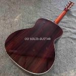 Classic Folk Parlor Acoustic Guitar Solid Indian Rosewood 38 Inch B/S OO Body in