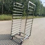 12 Layer Stainless Steel Oven Bread Baking Pan Tray Trolley Rack