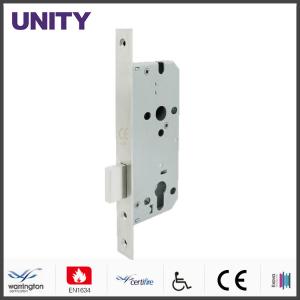 China CE Mark Mortice Door Lock Deadlock EN12209 Satin Stainless Steel factory