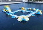 Waterproof Inflatable Water Slide Park Blow Up Water Park BS7837