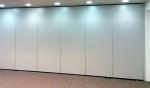 Aluminium Track Office Folding Partition Walls , Commercial Furniture Wood