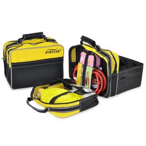 China Survival Vehicle First Aid Kit With Eye Wash Roadside Off Road Medical Kit 30.5x17x22.5cm factory