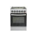 4 Burner Gas Oven With Convection Grill And Tempered Glass Rack For Home