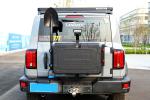 Tank 300 Off Road Heavy-Duty Aluminum Alloy Tailgate Storage Box for Wrangler JL