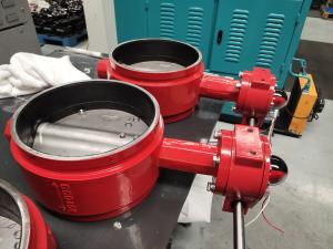 China ISO Certified Grooved Butterfly Valve for Water Medium Installations factory