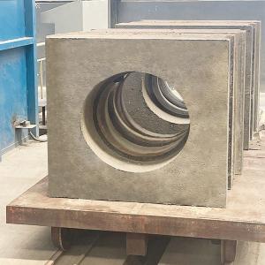 China High Refractoriness Under Load Compound Prefabricated Blocks Pot Mouth Brick For Reduction Furnace Of Metal Magnesium factory