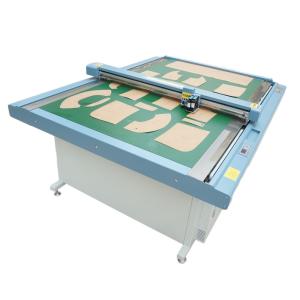 China Single Color Vibrating Knife Cutting Machine for Textile Fabric Leather PVC and Paper factory
