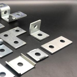 China Unistrut Strut Channel Fittings Three Hole Bent Angle Right Hand Stainless Steel factory