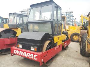 China Used Double Drum Vibratory Compactor Dynapac Cc211 Road Roller with Heavy Duty and Power Engine for Sale factory