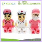 Doctor Shape Plastic USB Flash Drive Memory Stick 8GB 16GB 32GB 3D USB 3.0 Flash