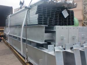 China Hot - dip Galvanized Warehouse Steel Structure Light Gauge Pre Engineered factory