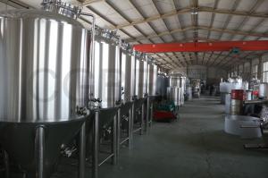 China 500L micro brewing equipment with brew kettle heated by steam generator factory