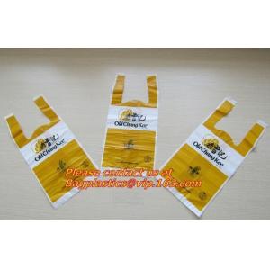 Wholesale Factory Compostable Biodegradable Plastic T-Shirt Bags,Biodegradable