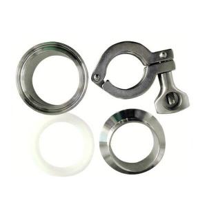 China DIN 32676 Tri Clamp Stainless Steel Fittings Couplings Set For Food Chemical factory