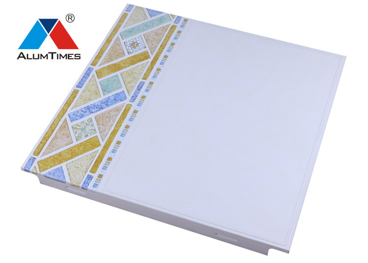 300*300 Living Room Metal Ceiling Panel / Bathroom Aluminum Ceiling