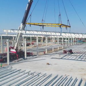 China Eps Roof Wall Steel Structural Fabrication Construction With Autocad Drawing factory