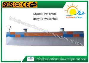 China Plastic Water Fountain Equipment Acrylic Water Descent With 12W Underwater Light factory