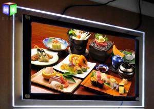 China Ceiling Hanging LED Photo Display Light Box Poster Import Acrylic Panel Double Side factory