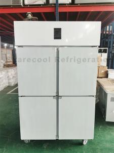 China 220V 50Hz Stainless Steel Upright Fridge 1000L Dual Temperature Refrigerator factory