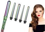 Instant Heat Up Interchangeable Hair Curler Titanium Tourmaline Barrels