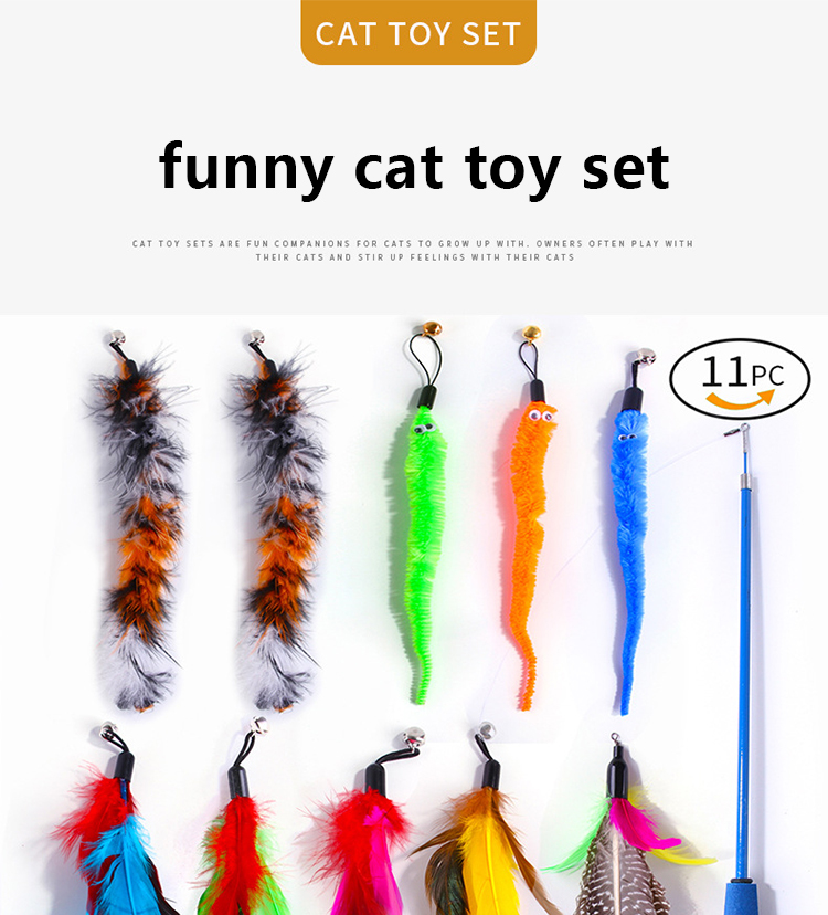 Pet Toy Multi-Color Interactive Pet Toy for Indoor Cats 2023 Juguetes Para Gatos