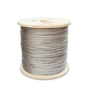 China 0.9mm 7*4 Type Galvanized Steel Wire Rope for High Strength Timing and Conveyor Belts factory