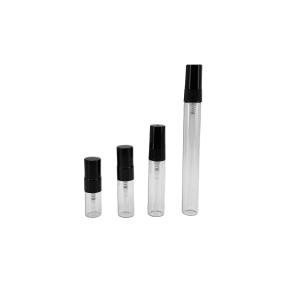 China Black Portable Small Glass Refillable Perfume Spray Bottle 2ml 3ml 5ml 10ml factory