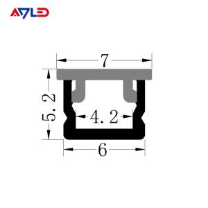 China 1m 2m 3m ADP-0606 Aluminum profiles for led lighting strip outdoor profile light led profile factory