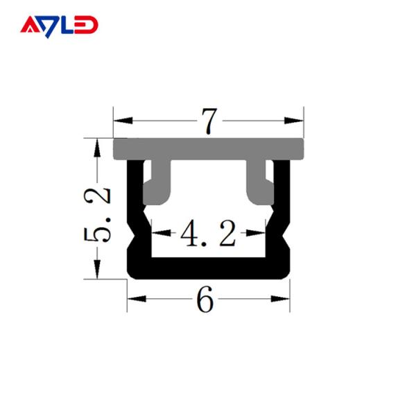 1m 2m 3m ADP-0606 Aluminum profiles for led lighting strip outdoor profile light