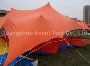 China Fashionable Freeform Stretch Tent With Powder Coated Hot Dip Galvanized Steel Pipes factory
