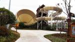 Red / Yellow / Green Fiberglass Water Slides for outdoor playground