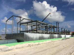 China Painting Steel Building Structures For Sport Pavilion , Workshop Steel Buildings factory