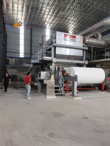China Vacuum Adsorption Tissue Paper Making Machine Toilet Paper Manufacturing Equipment factory