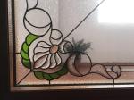 Stained Decorative Panel Glass For Church Black Zinc Insulated / Bevelled /