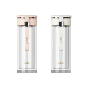 China Eco Friendly Double Walled Clear Borosilicate Glass Tea Bottles factory