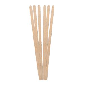 China Disposable Wooden Coffee Stirrers Individually Wrapped 190mm 140mm factory