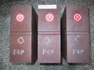 China High Refractoriness Magnesia Bricks 230 X 114 X 65 mm Square Shape Brown Color factory