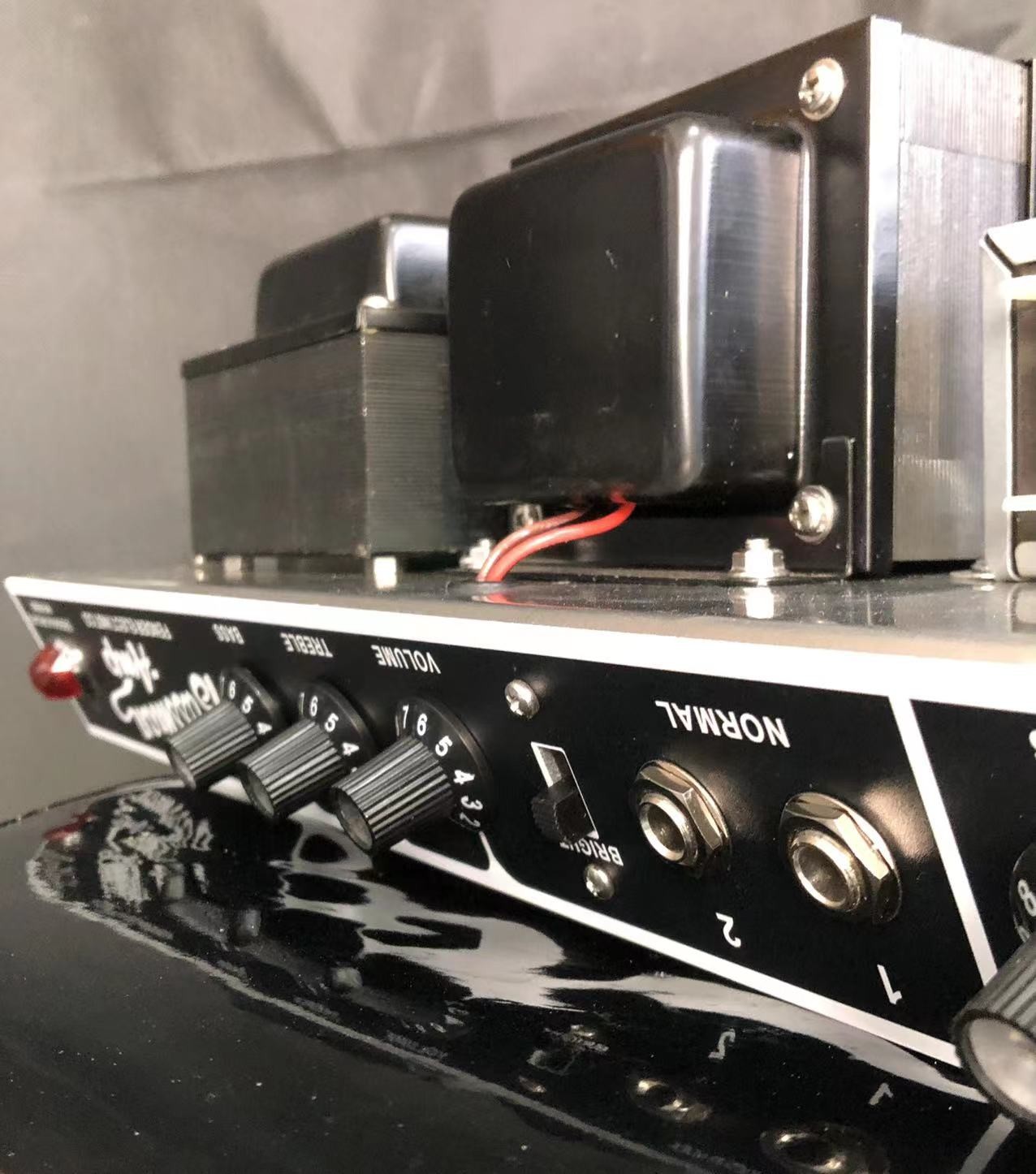 Custom 64' Bassman Blackface Deluxe Reverb Amp Head Fender Style