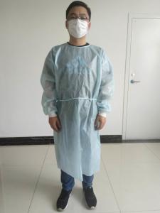 China Unisex Breathable 98x118cm CGS Disposable Isolation Gown factory