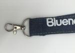 Colorful Silk Screen Printed polyester safety neck lanyards With Metal Hook ,