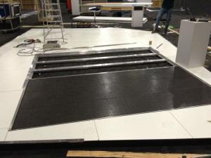 China Super Thin Portable Stage 1800cd/m2 LED Dance Floor factory