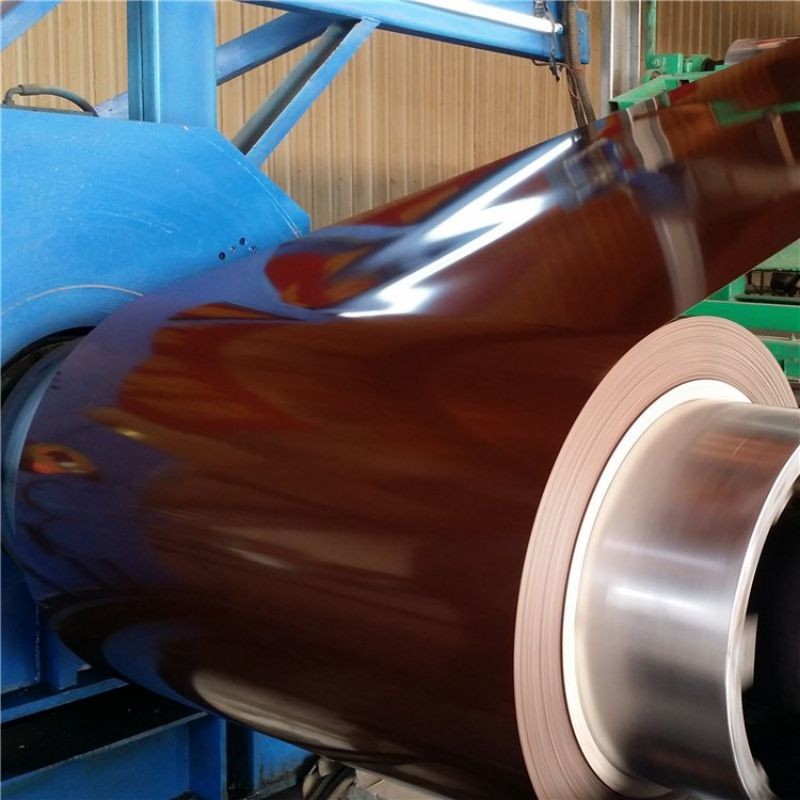 Galvanized Zinc Coating 1219mm Painted Metal Steel Coil PPGI PPGL Steel Coil