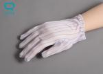 M Size Cleanroom Gloves ESD Fabric Material Polyurethane Coating Surface