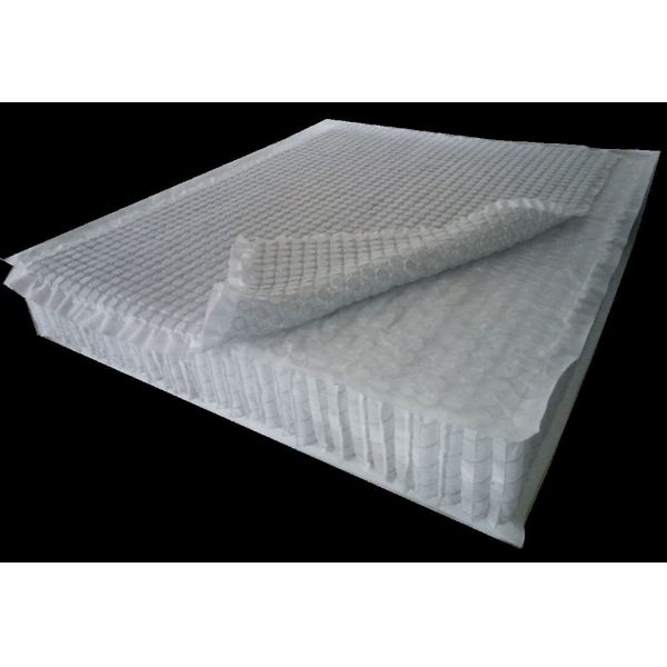Super-elastic pocket spring mattress unit with additional mini-spring combinatio
