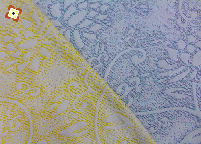 Jacquard Air Mattress Pillow Fabric Yarn Dyed Technology Spot