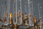Customizable Color Bloomington Round Chandelier Brass Crystal Demension D 120cm