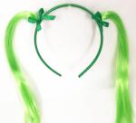 New Irish Halloween headgear, green clover headband, stage show, party dress up.