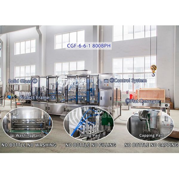 800BPH SUS304 7L Packaged Drinking Water Bottle Filling Machine