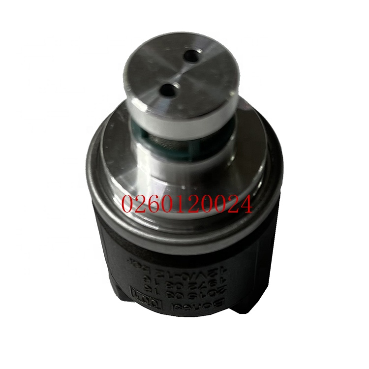 Excavator Construction Machinery Parts 24V Compressed Air Solenoid Valve 0260120024 0260120025