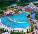 2m Height Outdoor Tsunami Wave Pool For Aqua Amusement Park